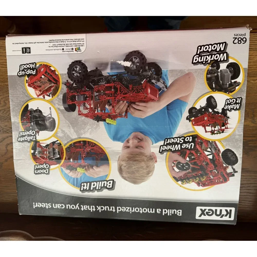 K'nex Jeep‎ Wrangler Model Toy Motor Works Made USA You Build It